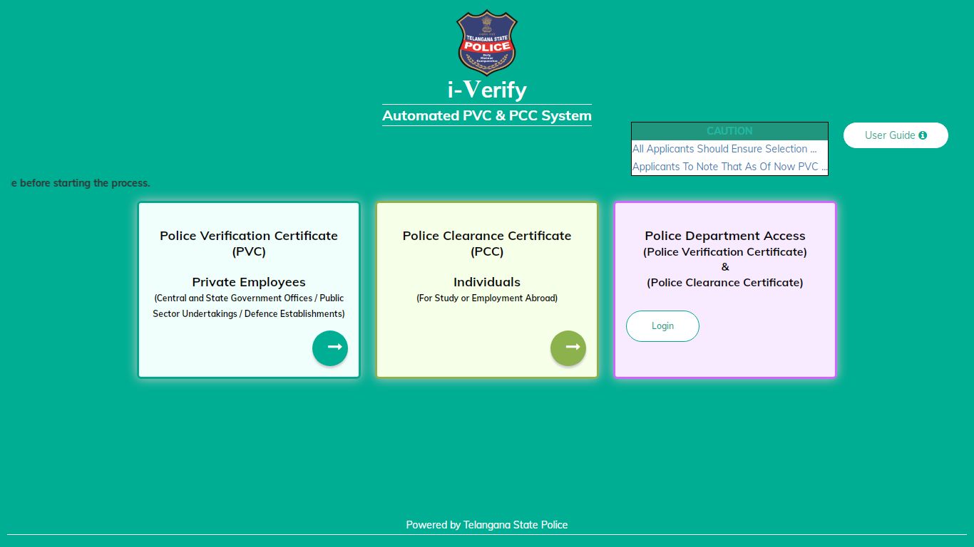 POLICE VERIFICATION