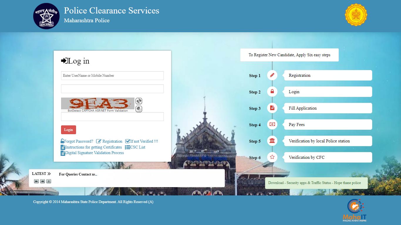 Home-Police Clearance Services